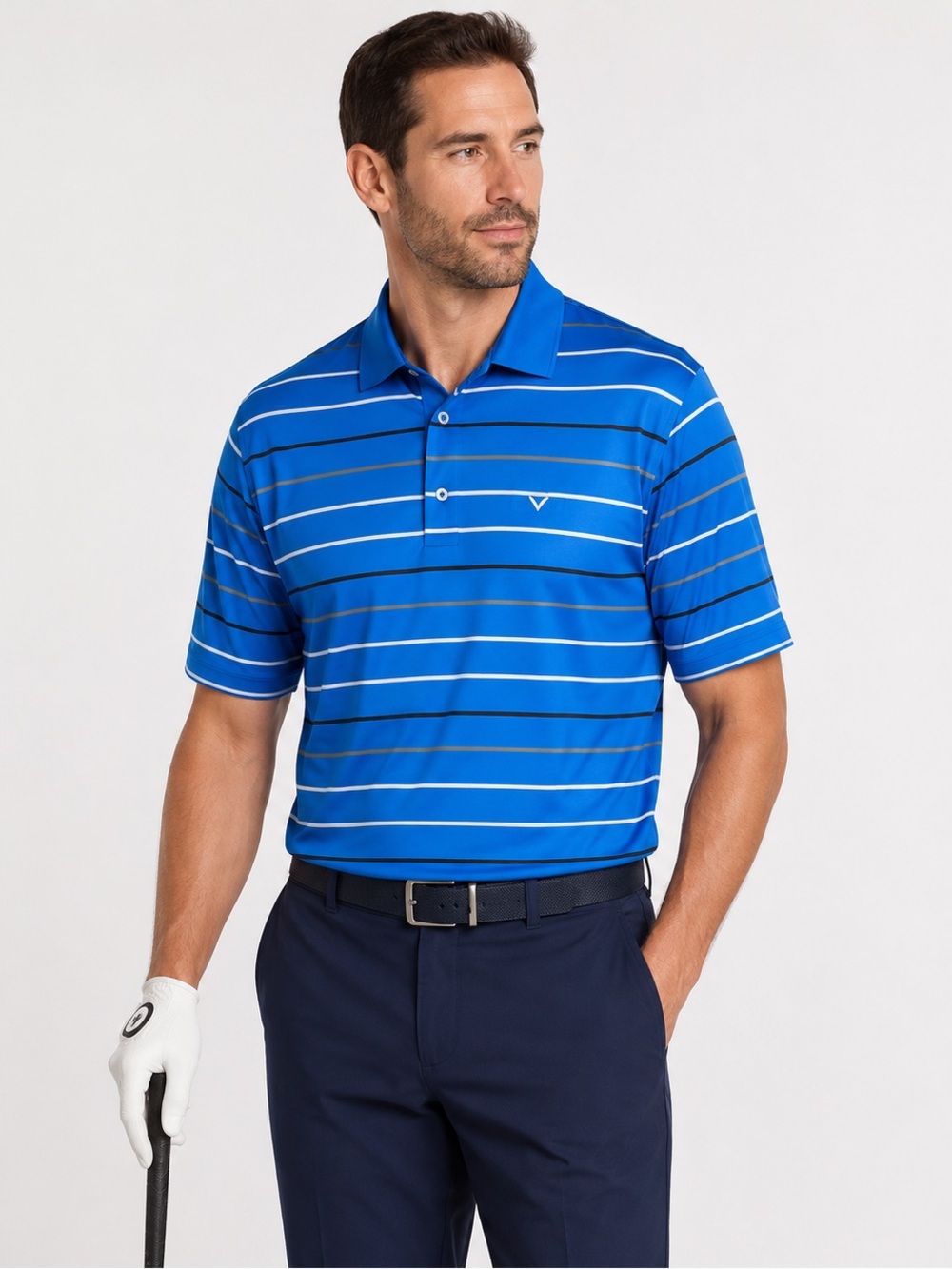 Callaway Roadmap Stripe Golf Polo